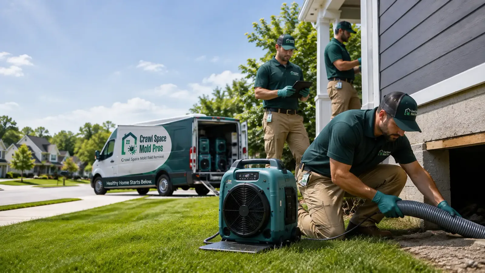 Crawl Space Mold Removal in Rugby, ND